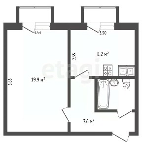 Продается студия, 38,9 м²
