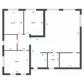 Продается 1-этажный дом, 135 м²
