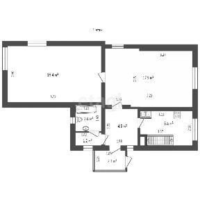 Продается 2-этажный дом, 89,4 м²