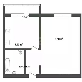 Сдается 1-комн. квартира, 36,4 м²
