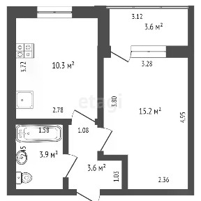 Продается 1-комн. квартира, 37 м²
