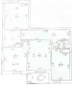Продается 3-комн. квартира, 94 м²