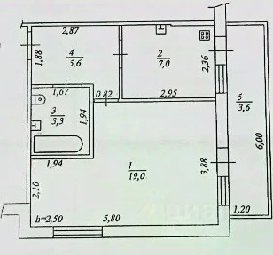 Продается 1-комн. квартира, 34,8 м²