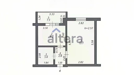 Продается 1-комн. квартира, 30,5 м²