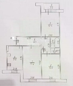 Продается 3-комн. квартира, 65,5 м²