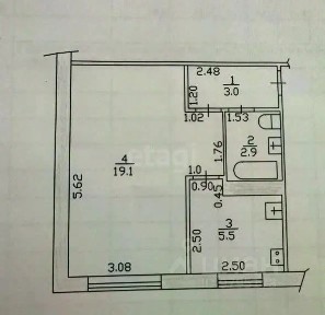 Продается 1-комн. квартира, 30,5 м²