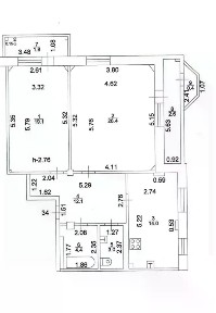 Продается 2-комн. квартира, 79 м²