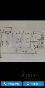 Продается 3-комн. квартира, 60 м²