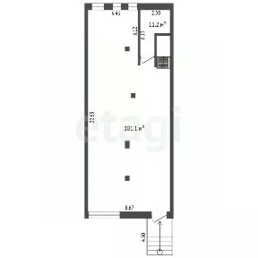 Продается торговая площадь, 192,3 м²