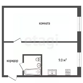 Продается 1-комн. квартира, 35,1 м²