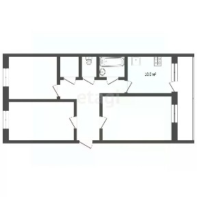 Продается 3-комн. квартира, 59,8 м²