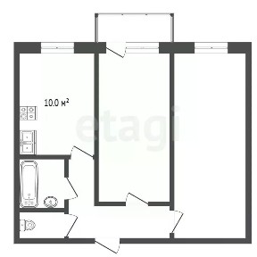 Продается 2-комн. квартира, 48,5 м²
