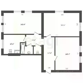 Продается 3-комн. квартира, 67 м²