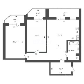 Продается 2-комн. квартира, 83 м²