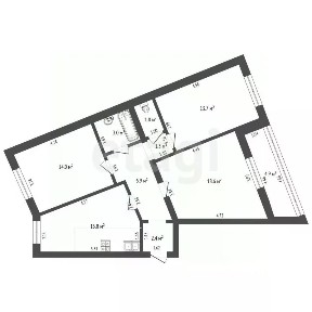 Продается 3-комн. квартира, 80 м²