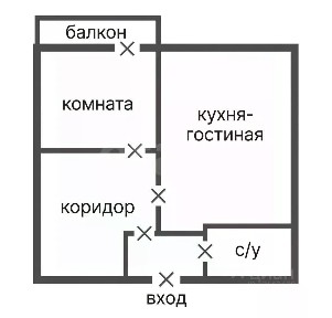 Продается 1-комн. квартира, 47,8 м²
