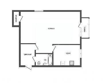 Продается 1-комн. квартира, 33,1 м²