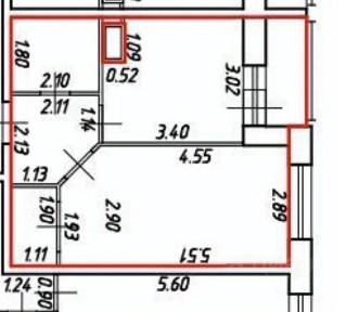 Продается 1-комн. квартира, 35,1 м²