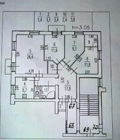 Сдается 4-комн. квартира, 100 м²
