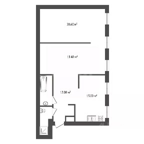 Продается 2-комн. квартира, 71,1 м²