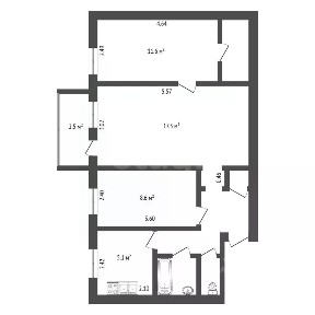 Продается 3-комн. квартира, 54,6 м²