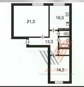 Продается 2-комн. квартира, 62,7 м²
