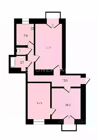 Продается 3-комн. квартира, 80,9 м²