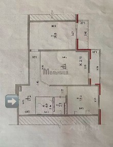Продается 2-комн. квартира, 76,5 м²