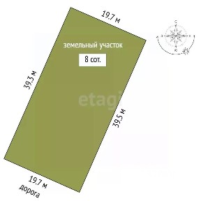 Продается участок, 8 сот.
