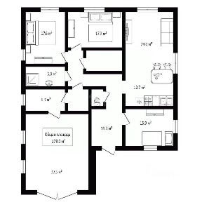 Продается 1-этажный дом, 178 м²