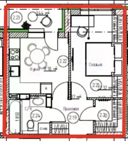 Продается 1-комн. квартира, 32,6 м²