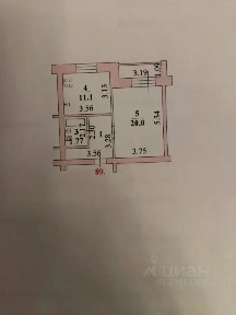 Продается 1-комн. квартира, 42,2 м²