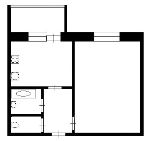 Сдается 1-комн. квартира, 32 м²