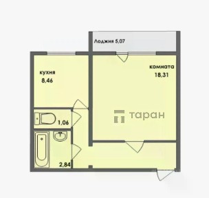 Продается 1-комн. квартира, 40,2 м²