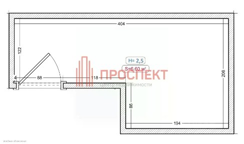Продается помещение свободного назначения, 6,6 м²