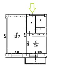 Продается 1-комн. квартира, 36,1 м²
