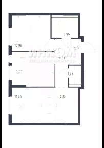 Продается 3-комн. квартира, 53,15 м²