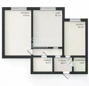 Продается 2-комн. квартира, 55,2 м²