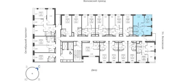Продаются 2-комн. апартаменты, 39,97 м²