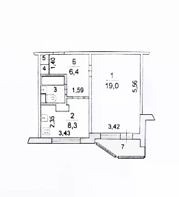 Продается 1-комн. квартира, 37,8 м²