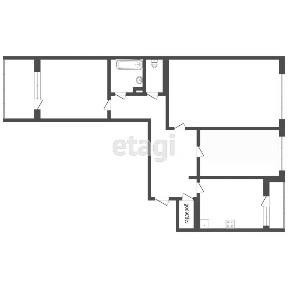 Продается 3-комн. квартира, 70 м²