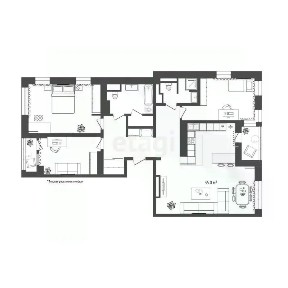 Продается 3-комн. квартира, 98,4 м²