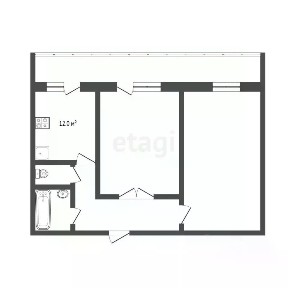 Продается 2-комн. квартира, 47,5 м²