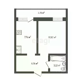 Продается 1-комн. квартира, 28 м²