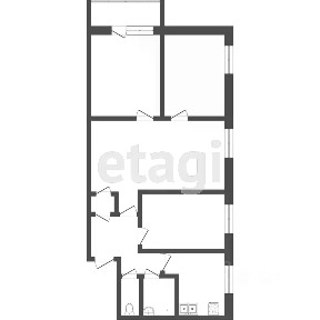 Продается 4-комн. квартира, 61,2 м²
