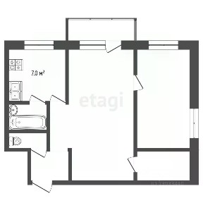 Продается 2-комн. квартира, 41,8 м²