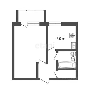 Продается 1-комн. квартира, 29,3 м²