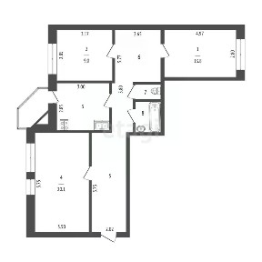 Продается 3-комн. квартира, 77,3 м²