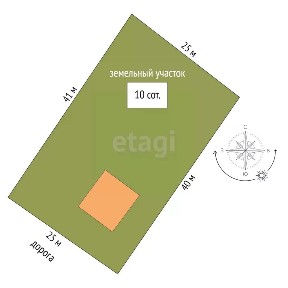 Продается 1-этажный дом, 64,9 м²