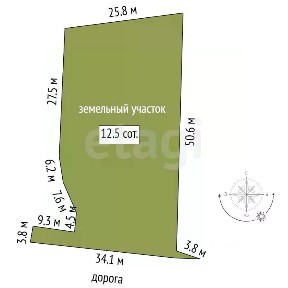 Продается 1-этажный дом, 36,2 м²